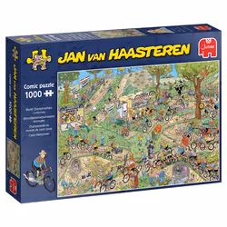 Jan van Haasteren 1000 JVH -World Championships Cyclecross, 1000 pièce(s), Dessins animés, 12 an(s)