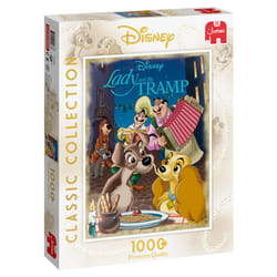 Jumbo Classic Collection - Lady & The Tramp 1000 pcs Jeu de puzzle 1000 pièce(s) Dessins animés