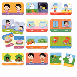 I learn Tegenstellingen, 2 an(s), Carton, Multicolore