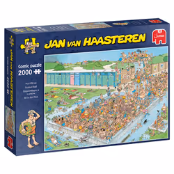 Jan van Haasteren 2000 JVH - Swimming Pool Chaos (title not final), 2000 pièce(s), Bandes dessinées, 12 an(s)