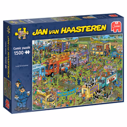 Jan van Haasteren Food Truck Festival 1500 pièces, 1500 pièce(s), Bandes dessinées, 12 an(s)