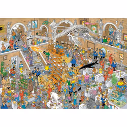 Jan van Haasteren A Trip to the Museum 2x1000 pcs Jeu de puzzle 1000 pièce(s) Bandes dessinées