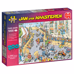 Jan van Haasteren La course de caisses à savon (1000 pièces), 1000 pièce(s), Bandes dessinées, 12 an(s)