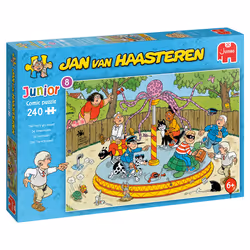Jan van Haasteren Junior 8 - Le carrousel (240 pièces), 240 pièce(s), Bandes dessinées, 6 an(s)