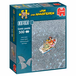 Jan van Haasteren Expert 1 - Manie de Requin (500 pièces), 500 pièce(s), Bandes dessinées, 12 an(s)