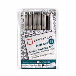OZ International Set Zentangle 12 Pièces