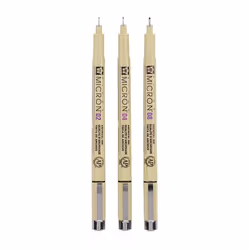 Sakura Pigma Micron stylo fin Noir 3 pièce(s)