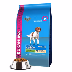 Eukanuba FOR ALL BREEDS, RICH IN LAMB & RICE, Adulte, Poulet, Dinde, 12 kg