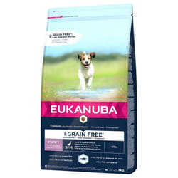 Eukanuba - Grain Free Puppy Small/Medium Breed Ocean Fish - nourriture sèche pour chiens - 3 kg