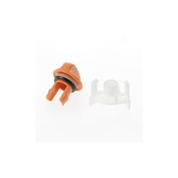 Pommeau de curseur - Thetford - C250/260 - Couleur orange - Largeur 40 mm - Hauteur 47 mm