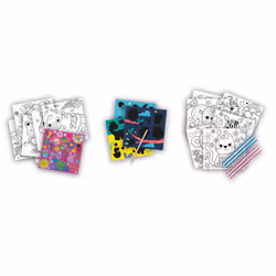 SES Creative Cahier d’activités de coloriage avec des diamants 3 en 1