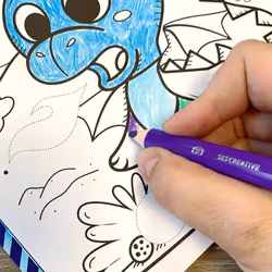 SES Creative Cahier d’activités de coloriage métallique 3 en 1