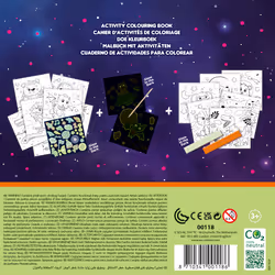 SES Creative Cahier d’activités de coloriage phosphorescent 3 en 1