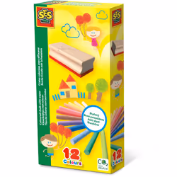 SES Creative Craies colorées avec effaceur