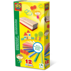 SES Creative Craies colorées avec effaceur