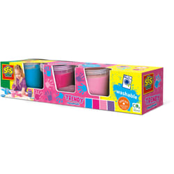 SES Creative Peinture à doigts girly 4 couleurs x145ml