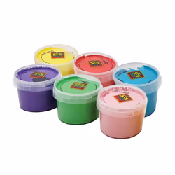 SES Creative Peinture au doigt 6 couleurs