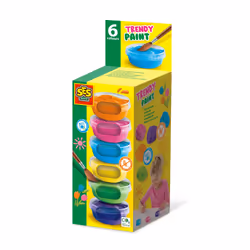 SES Creative Gouache trendy (6x45ml), Bleu, Vert, Orange, Rose, Violet, Jaune, Peinture pour poster, Pâte, 45 ml, 6 pièce(s)