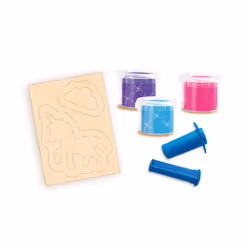 SES Creative Pâte à modeler - Licornes à paillettes néons