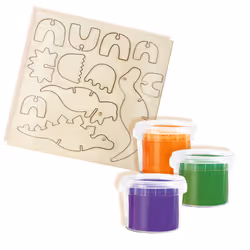 SES Creative Pâte à modeler - Squelettes de dinosaures en bois