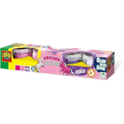 SES Creative Pâte à modeler licorne 4x90 g