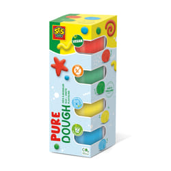 SES Creative Pâte à modeler Feel good - Pure (4x90gr)