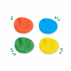SES Creative Pâte à modeler Feel good - Pure (4x90gr) - Vue supplémentaire 4