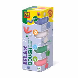 SES Creative Pâte à modeler Feel good - Relax (4x90gr), Pâte à modeler, Multicolore, Enfant, 4 pièce(s), Pot en plastique, 4 ...