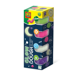 SES Creative Pâte à modeler Feel good - Brillant (4x90gr)