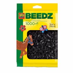 SES Creative Beedz Perles à repasser 1000 Noir, Perle à repasser, 1000 pièce(s), Noir, unisexe, 5 an(s), 12 an(s)