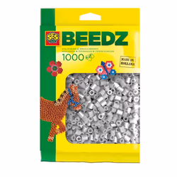 SES Creative Beedz Perles à repasser 1000 Gris, Perle à repasser, 1000 pièce(s), Gris, unisexe, 5 an(s), 12 an(s)