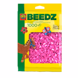 SES Creative Beedz Perles à repasser 1000 Rose Néon, Perle à repasser, 1000 pièce(s), Rose, Garçon/Fille, 5 an(s), 12 an(s)