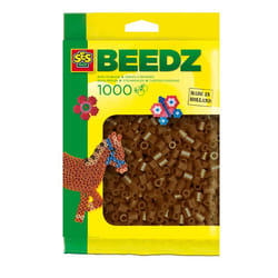 SES Creative Beedz Perles à repasser 1000 Brun Foncé