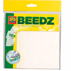 SES Creative Beedz Papier pour perles à repasser 10x, Feuille de papier à repasser, 10 pièce(s), Blanc, unisexe, 5 an(s), 12  ...