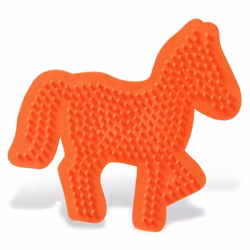 SES Creative Beedz Plateau cheval pour perles à repasser, Plaque d’assemblage, 1 pièce(s), Rouge, unisexe, 5 an(s), 12 an(s)