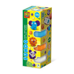 SES Creative Pâte à modeler FunDo - Animaux sauvages (3x90gr-1x40gr)