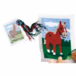 SES Creative Set de broderie cheveaux