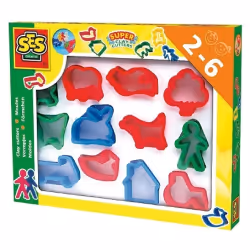 SES Creative Accessoires Pour Modelage 12 pieces, 2 an(s), 12 x dough Cutters