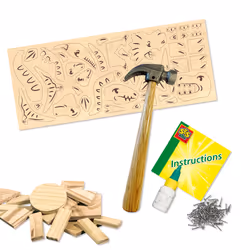 SES Creative Kit de menuiserie - Dinosaures