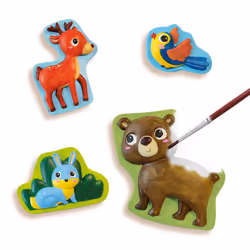 SES Creative Moulage et peinture - Animaux de la forêt