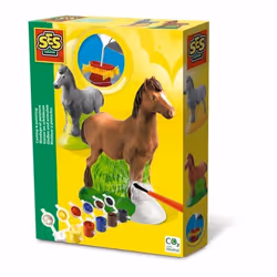 SES Creative Moulage et peinture - Cheval, Kit de moulage/peinture pour enfants, 5 an(s), Multicolore