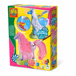 SES Creative Moulage et peinture - Cheval avec crinière, Kit de moulage/peinture pour enfants, 5 an(s), Multicolore
