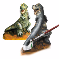 SES Creative Moulage et peinture - T-rex