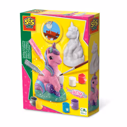 SES Creative Moulage et peinture - Licorne, Kit de moulage/peinture pour enfants, 5 an(s), Multicolore
