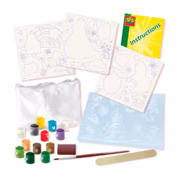 SES Creative Moulage et peinture - Toiles pour peindre des princesses 3x