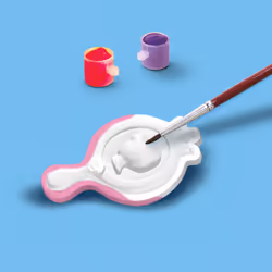 SES Creative Moulage et peinture - Toiles pour peindre des princesses 3x - Vue supplémentaire 4