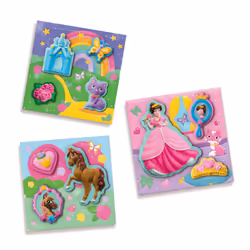 SES Creative Moulage et peinture - Toiles pour peindre des princesses 3x - Vue supplémentaire 5