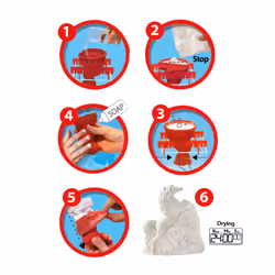 SES Creative Moulage et peinture - 3 chevaux - Vue supplémentaire 7