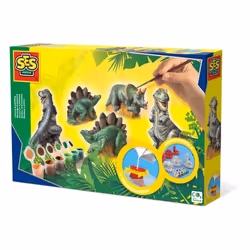 SES Creative Moulage et peinture - Dinosaures