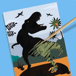 SES Creative Dinosaures 2 en 1 - Moulage et peinture et scratch - Vue supplémentaire 5